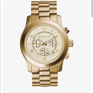 Gold stainless steel watch